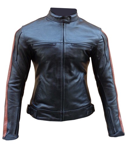 Giacca moto donna pelle - da,