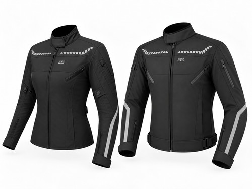 Giubbotto moto tessuto - giubbotto,