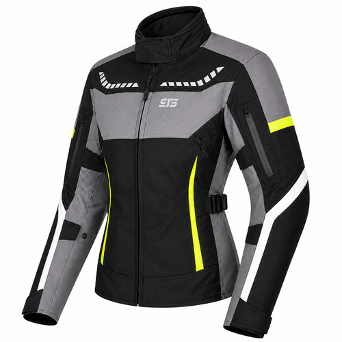Moto giubbotto tessuto donna
