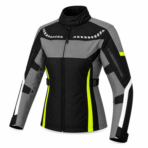Moto giubbotto tessuto - , donna